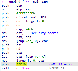 main function IDA output