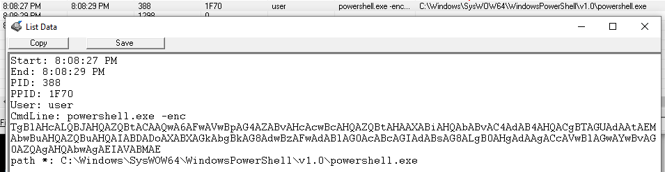 encoded powershell command
