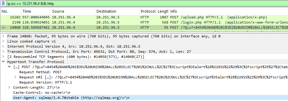 sqlmap user-agent