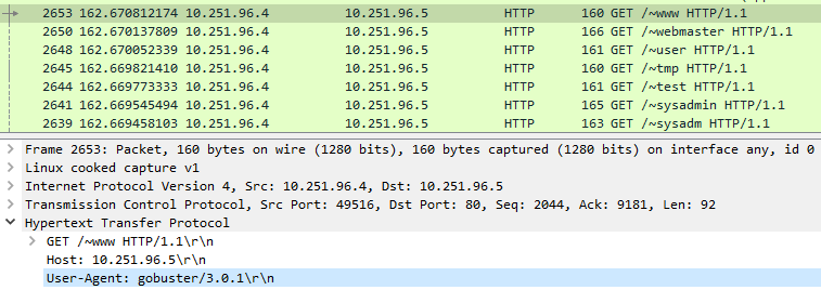 gobuster user-agent