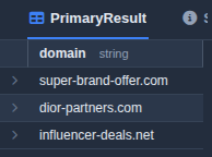 returned domains